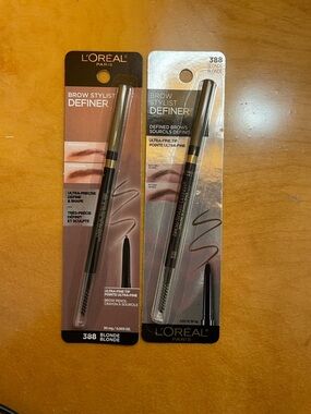 New L'Oreal Brow Stylist Definer Brow Pencil - Blonde (388) 2 count